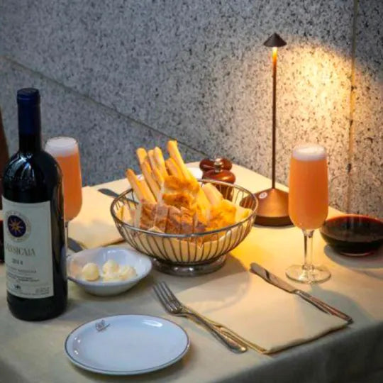Wireless LED table lamp - LumeStijl | Bowlift