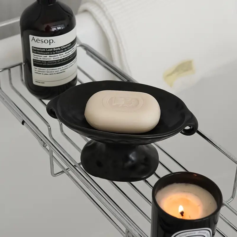 BowLift | Dual-Ear Ceramic Oval Organizer