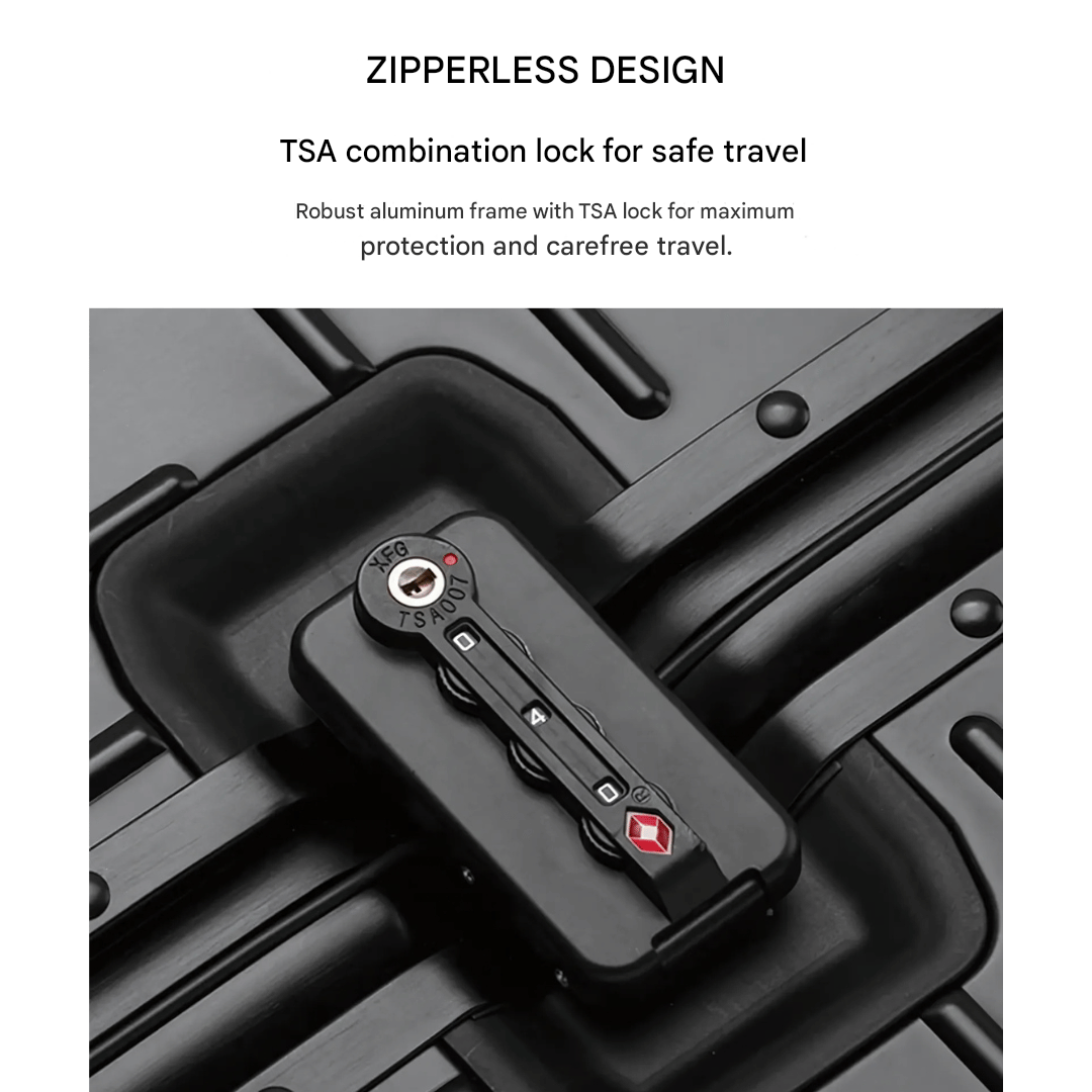 BowLift | Premium Aluminium Suitcase – Emperor