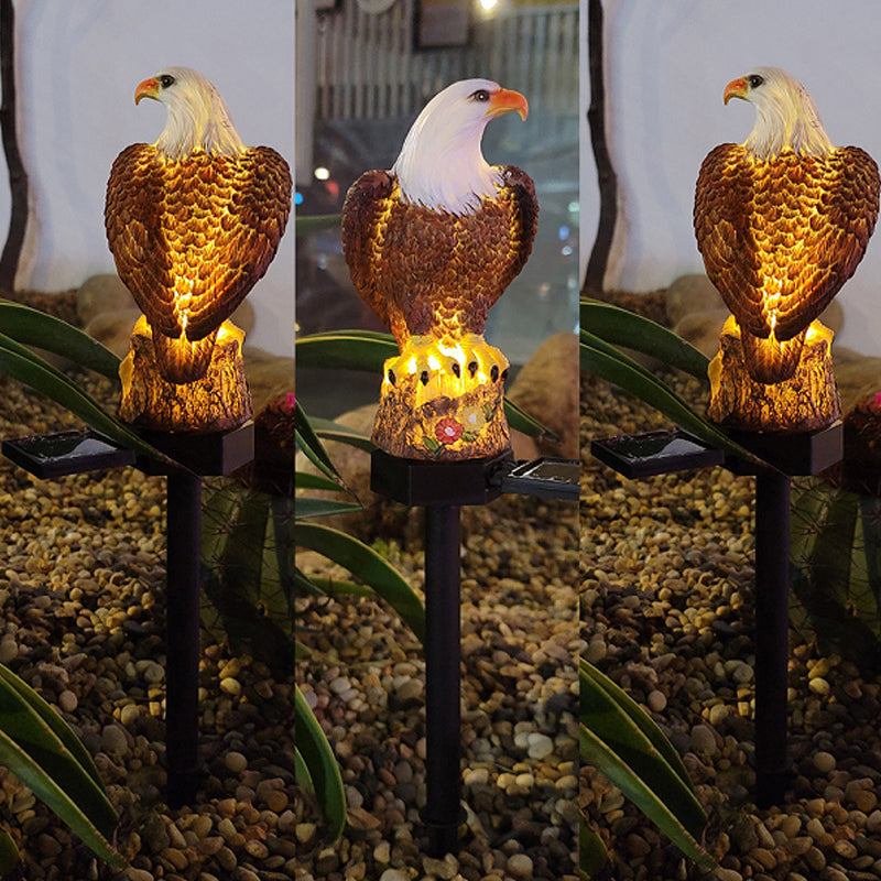 BowLift | Eagle Figure Garden Solar Post