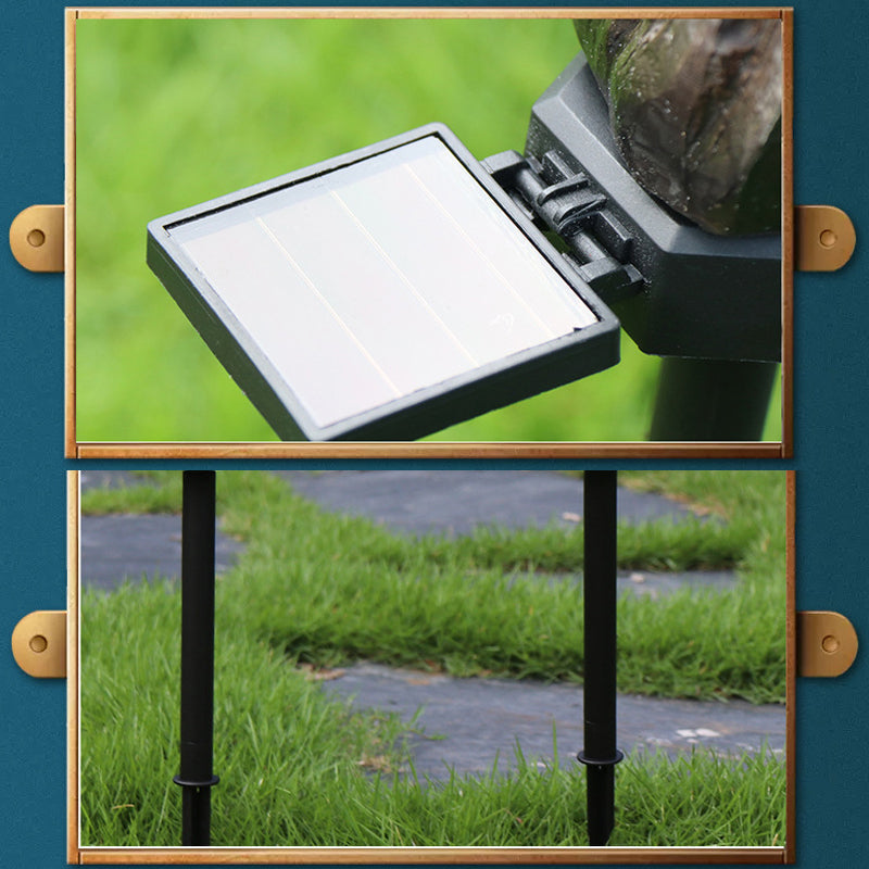 Outdoor Eagle Owl Statue LED Solar Garden Light Waterproof Lawn Lamp | Bowlift