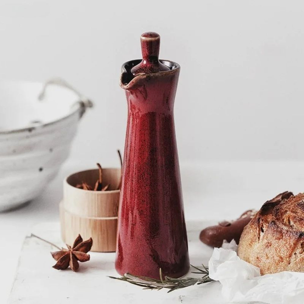 BowLift | EcoPour – Elegant Drip-Free Glass Oil Dispenser | Stylish & Sustainable Kitchen Accessory