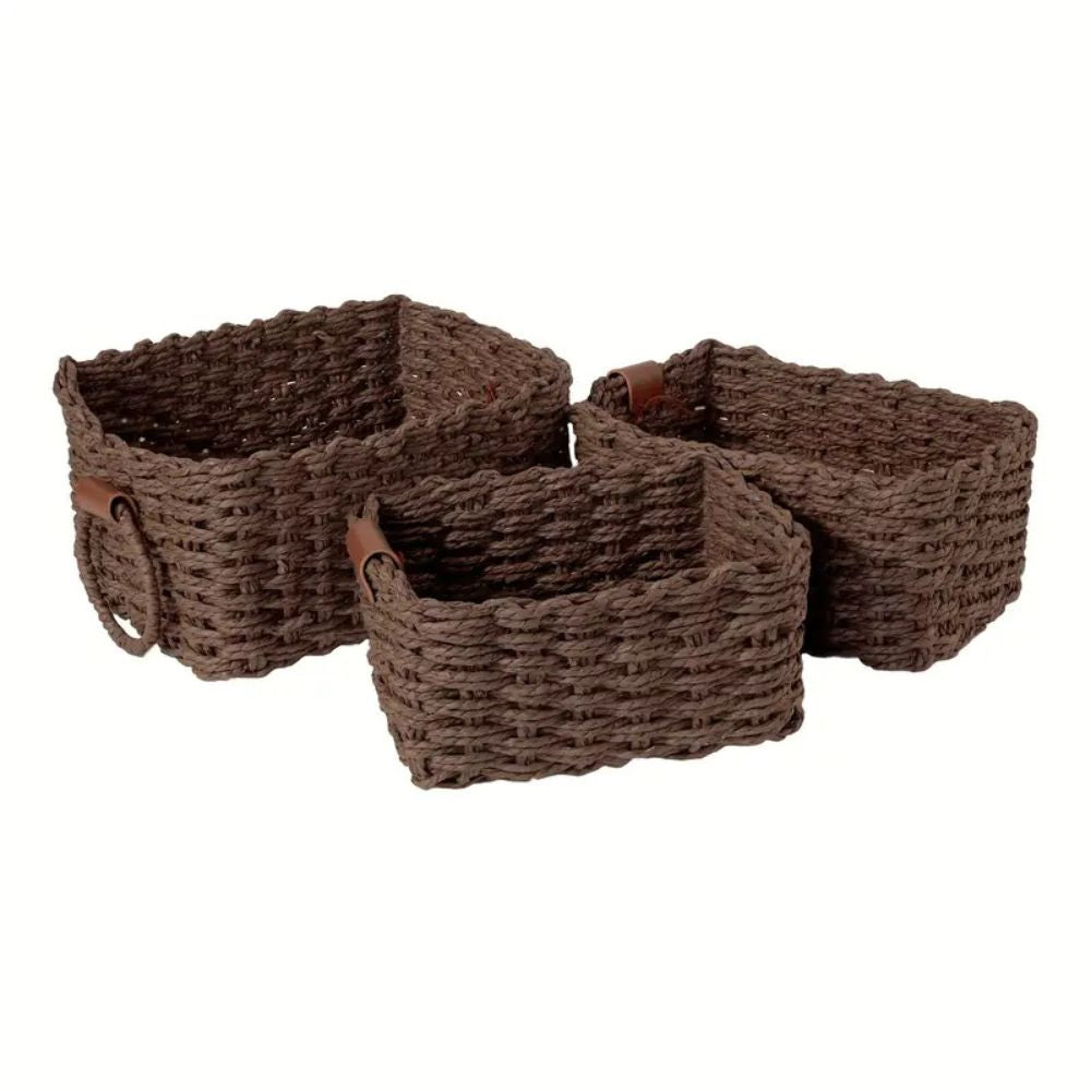 BowLift | Elegant Rattan Weave Basket Set
