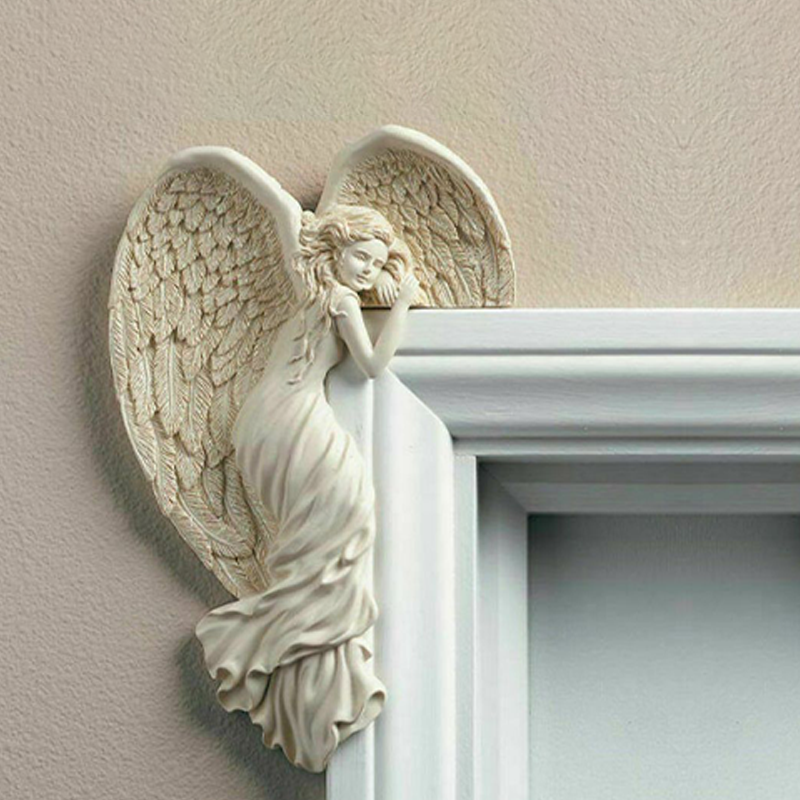 Decoration Door Frame Angel Wings made of Resin | Bowlift