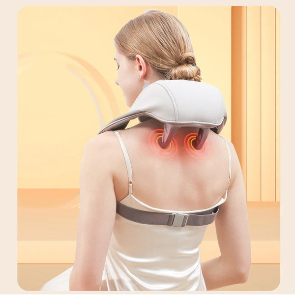 BowLift | NeckEase Smart Neck and Shoulder Massage – Wireless Massager with Heat Therapy