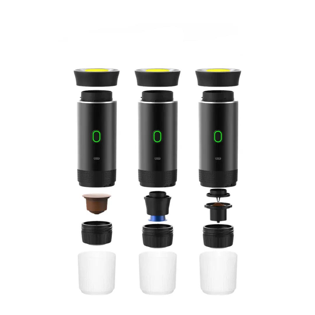 BowLift | EspressoGo – Portable Espresso Machine | USB Rechargeable Coffee Maker for Home, Office & Travel
