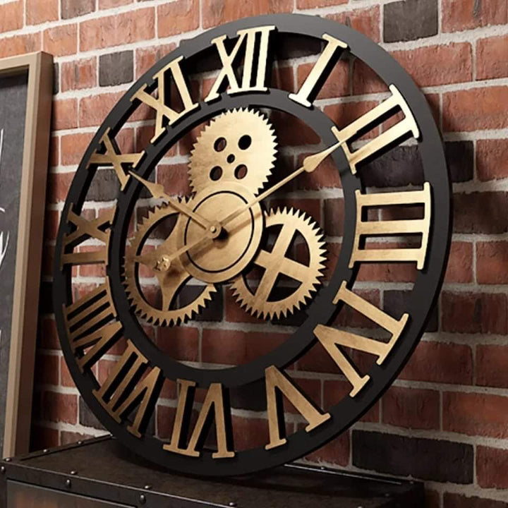 BowLift | Vintage Gear Pocket Wall Clock