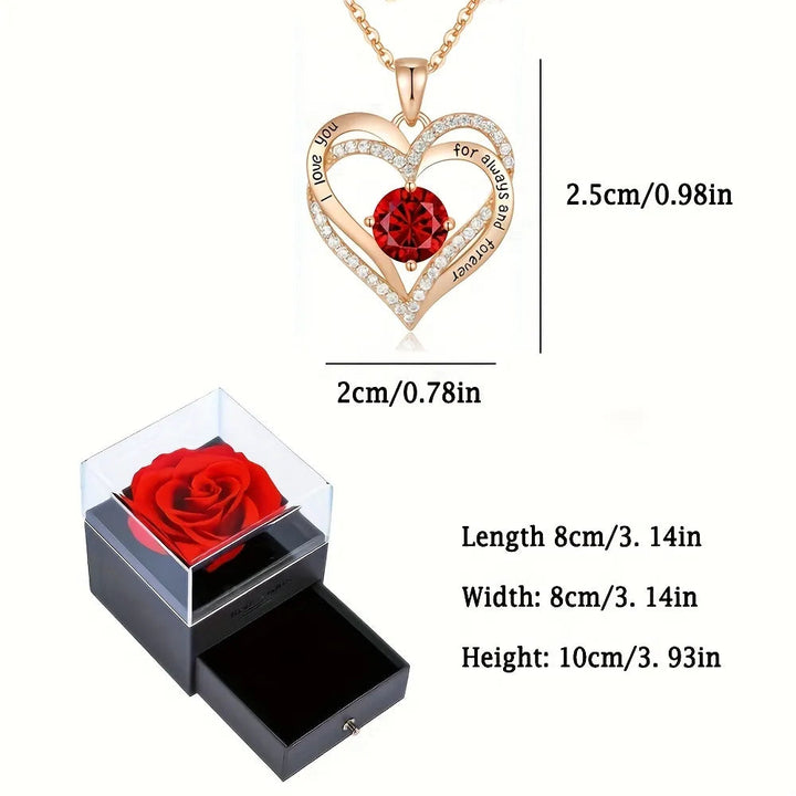 BowLift | Necklace with Rose Gift Box