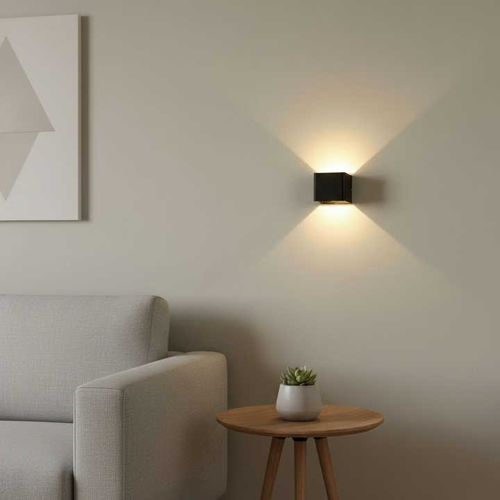 BowLift | Wireless Rechargeable Wall Lamp | Adjustable Up & Down Light, USB Powered for Home Decor & Cozy Ambiance