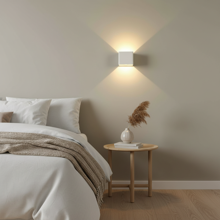 BowLift | Wireless Rechargeable Wall Lamp | Adjustable Up & Down Light, USB Powered for Home Decor & Cozy Ambiance