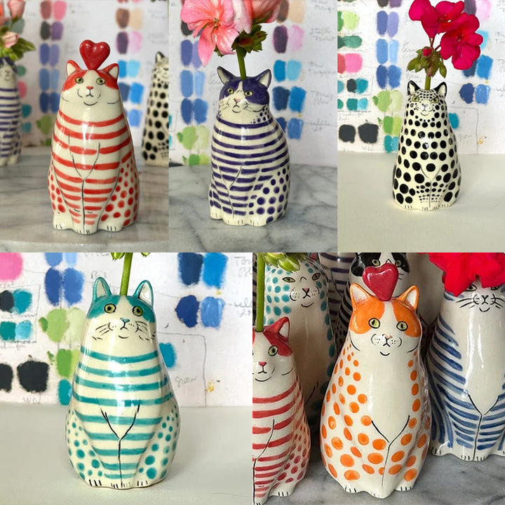 BowLift | Dotted Cat Vase