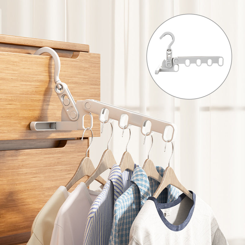 Foldable Travel Clothes Hanger with Rotating Hook