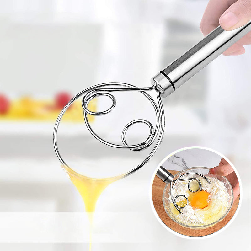 Stainless Steel Magic Dough Whisk Bread Whisk | Bowlift