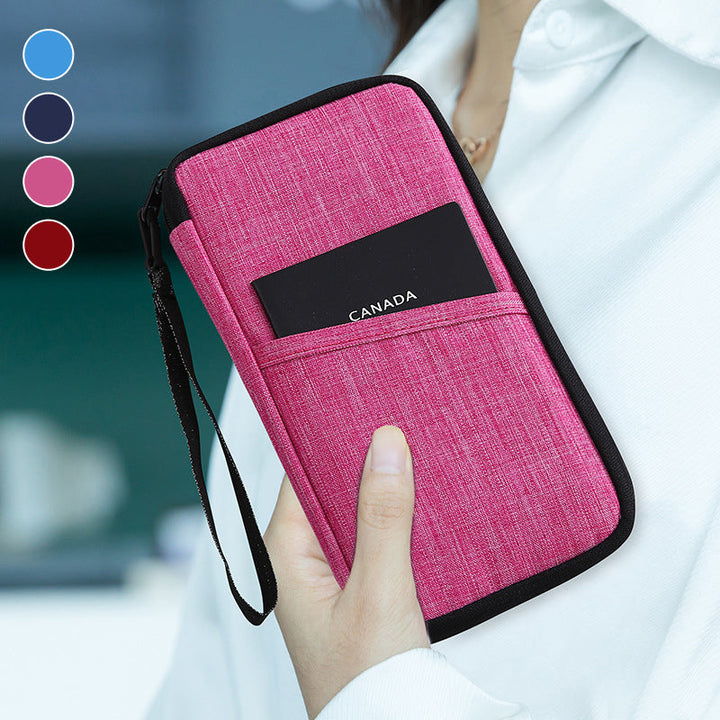 BowLift | Multi-Pocket Family Travel Document Bag