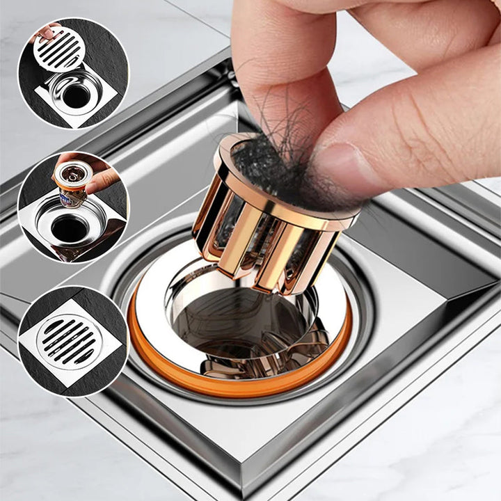 BowLift | Universal double deodorant drain core