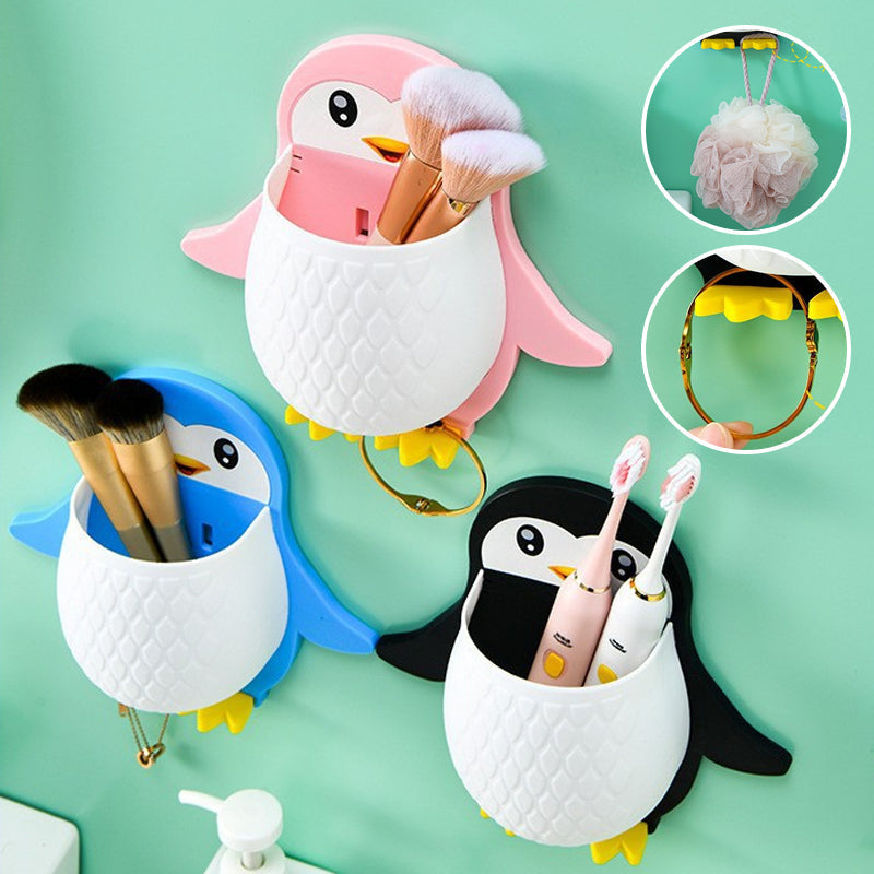 Penguin Shape Wall Mount Phone Holder | Bowlift