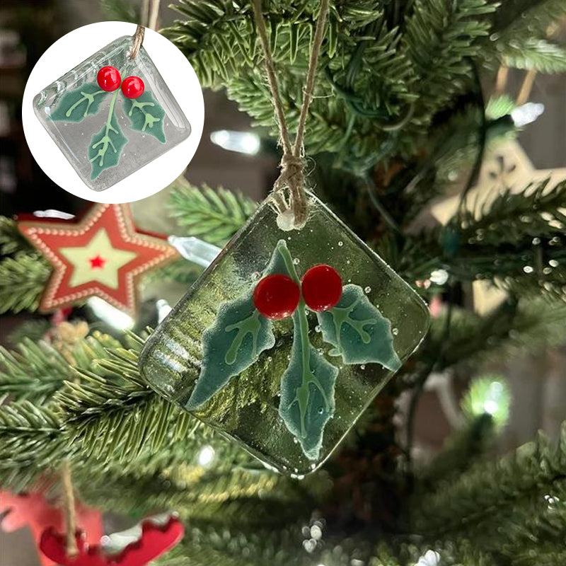 BowLift | Fused Glass Christmas Tree Decoration