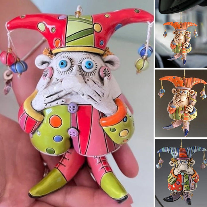 BowLift | Resin Wind Chime Clown Decoration