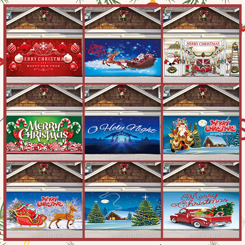 BowLift | Snow Garage Door Banner Ornament