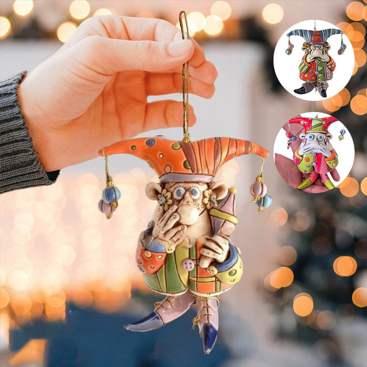 BowLift | Resin Wind Chime Clown Decoration
