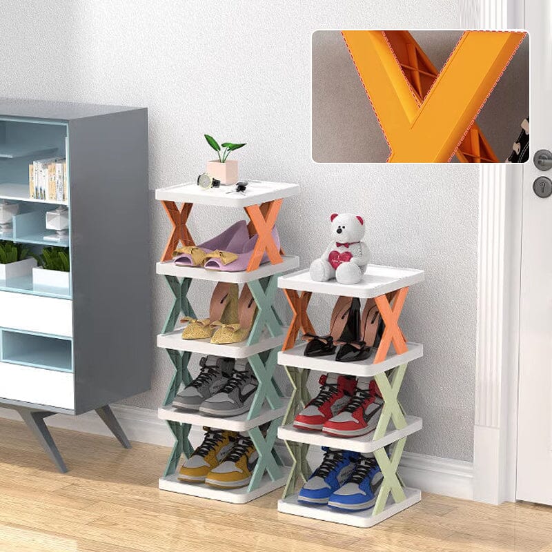 Foldable Multi-Layer Shoe Rack, Shoe Storage Shelf Organizer | Bowlift
