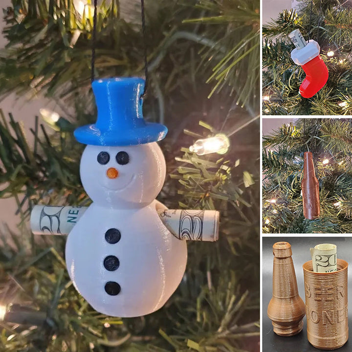 BowLift | Funny Christmas Money Ornament