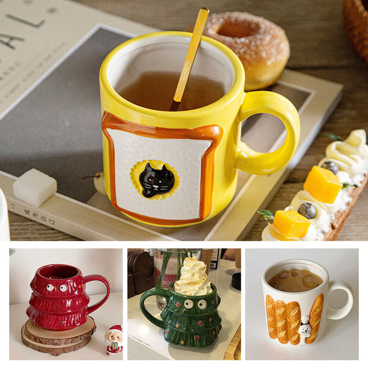 Creative Big Eyes Christmas Tree Mug | Bowlift