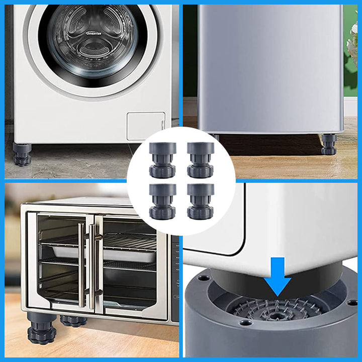 BowLift | 4 Piece Adjustable Height Washing Machine Support