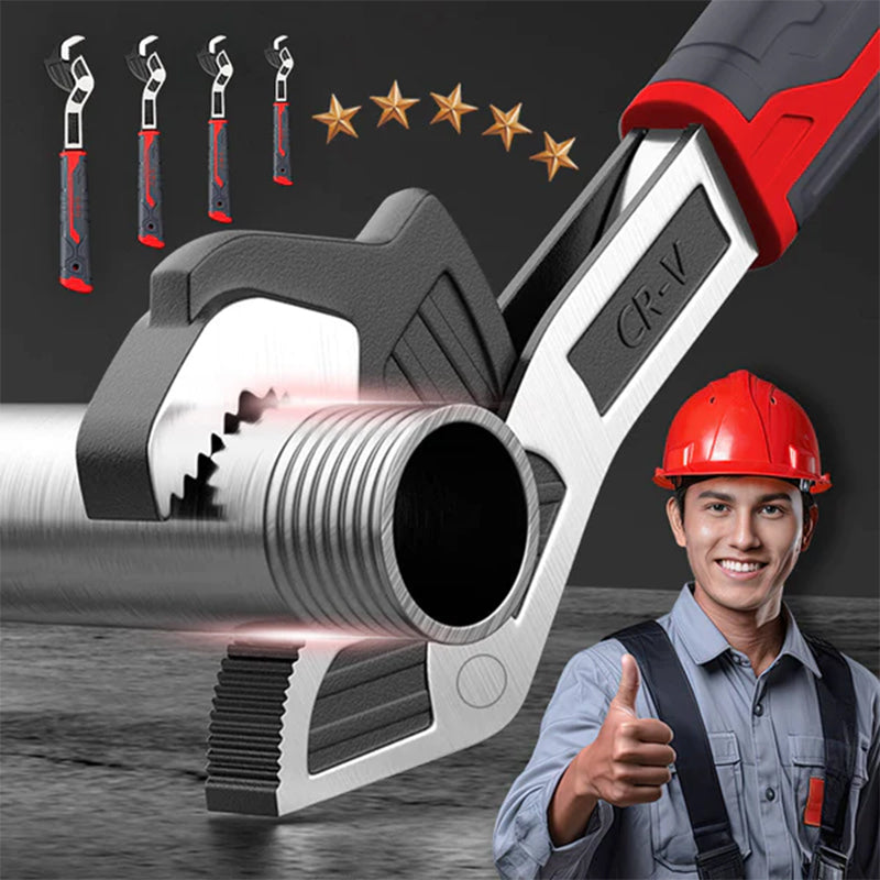 BowLift | Industrial Quality Multifunctional Self-Locking Pipe Wrench Tool