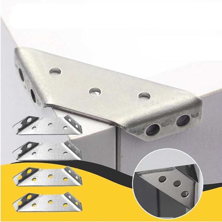 BowLift | Universal Stainless Steel Furniture Corner Connectors (10 pieces)