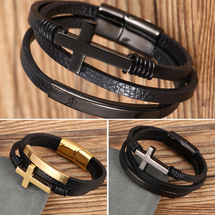 BowLift | Multi-layered cross bracelet