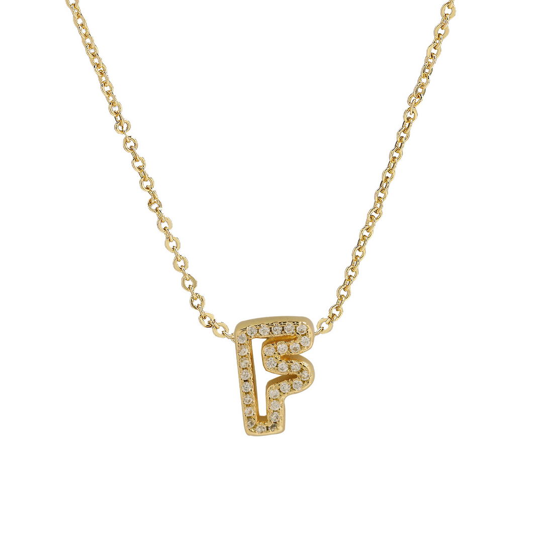 BowLift | Dazzling Diamond Initial Necklace