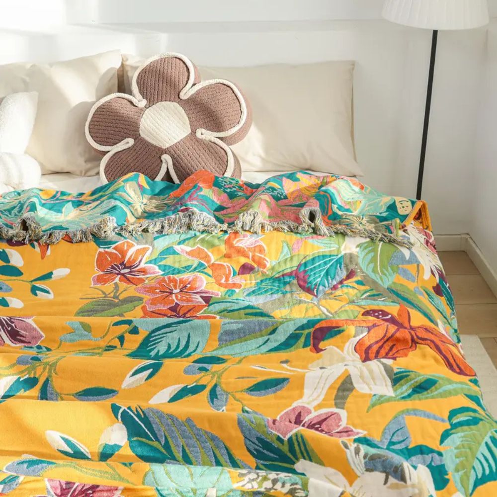 BowLift | Festival Tropics Cotton Blanket