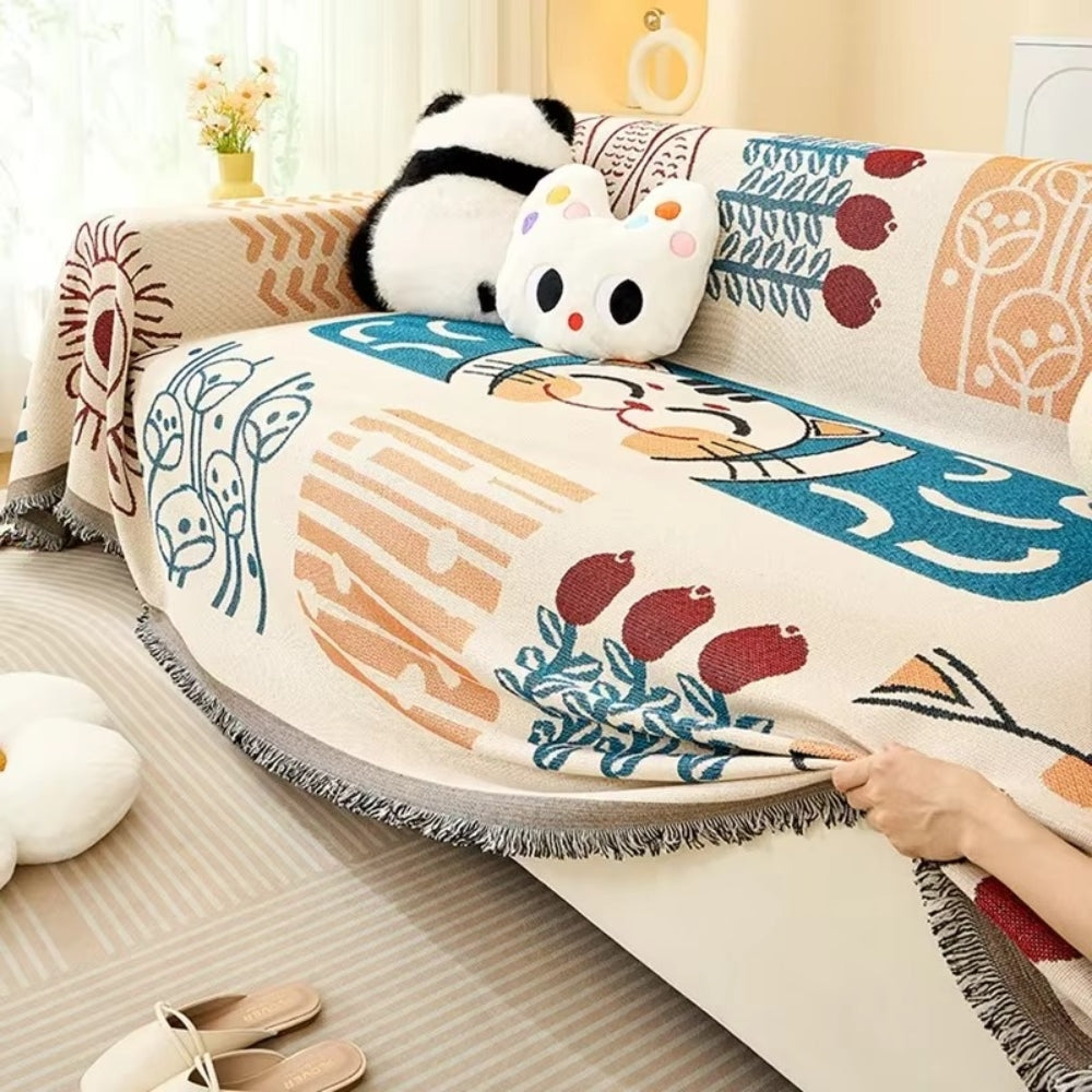 BowLift | Fiesta Woven Sofa Cover