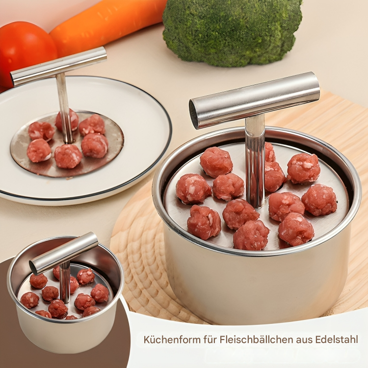 BowLift | Stainless Steel Meatball Mold Equal Size Kitchen Helper