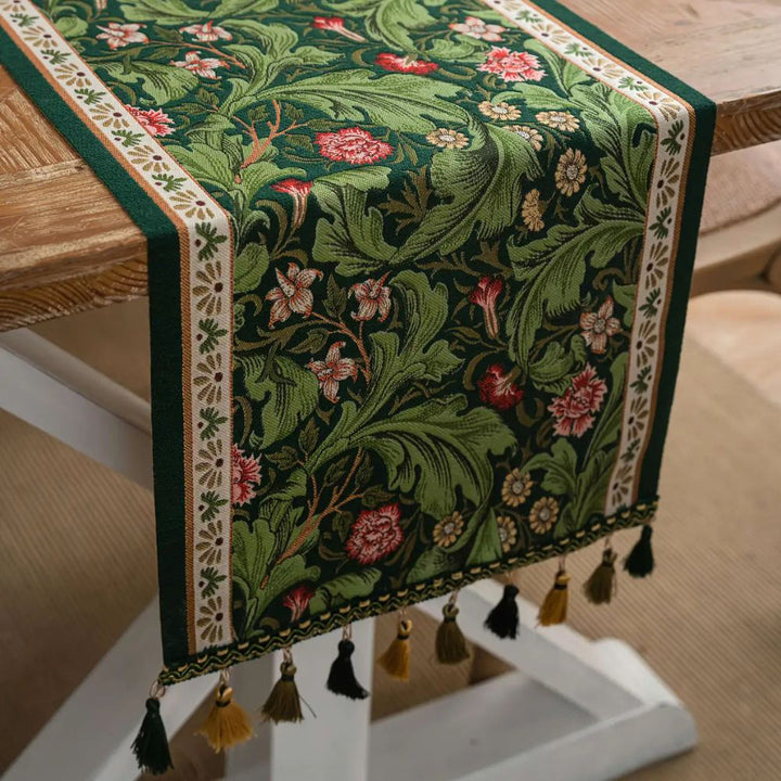 BowLift | Flora Vine Embroidered Table Runner