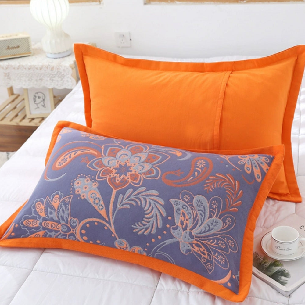 BowLift | Floral Print Cotton Pillowcase | 2pcs