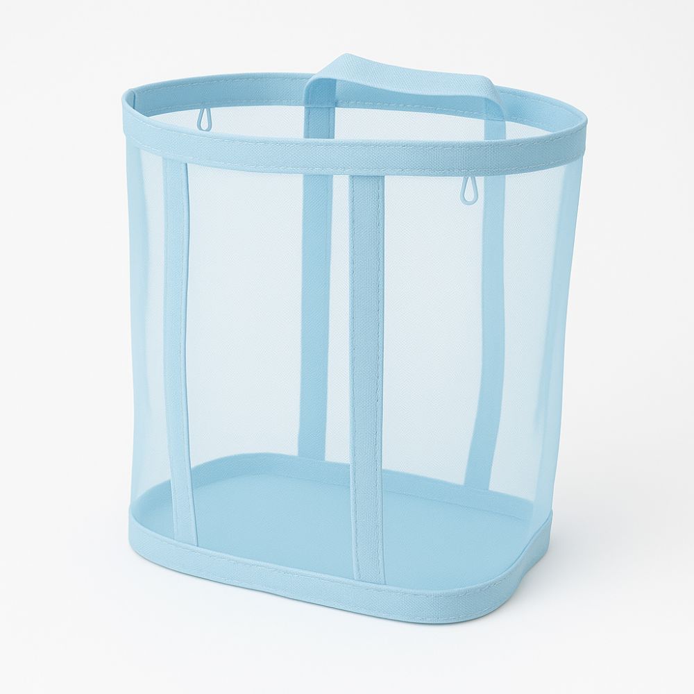 BowLift | Foldable Mesh Laundry Basket with Hanging Loop