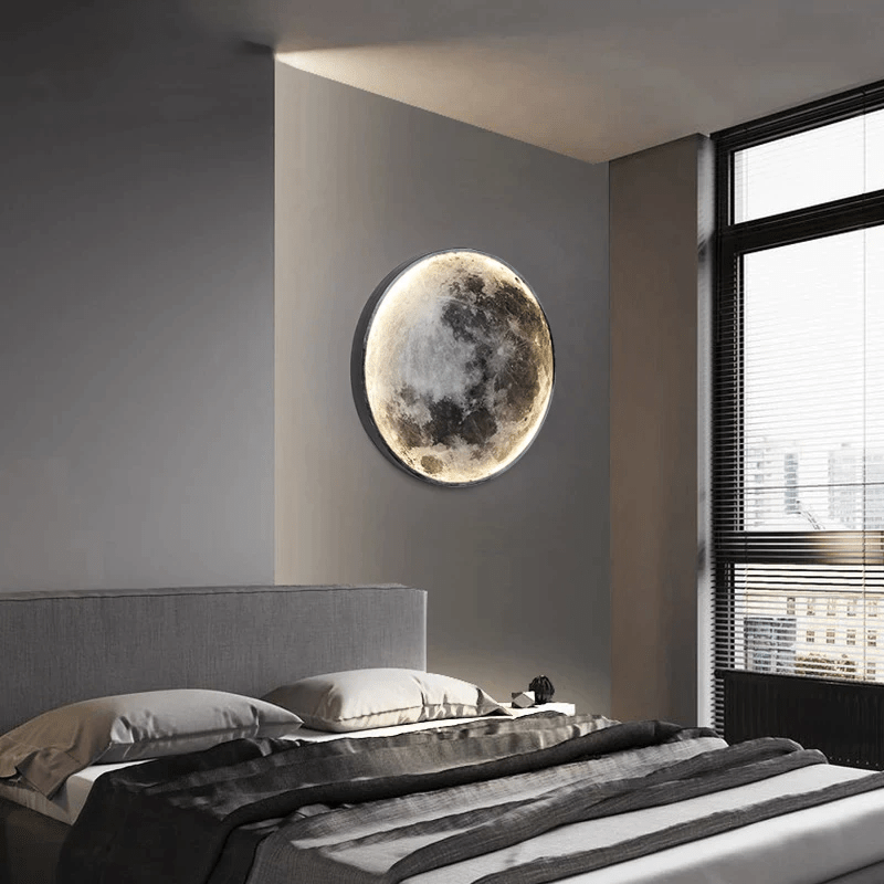 BowLift | LunaGlow – Adjustable Moon Wall Light with LED Ambience