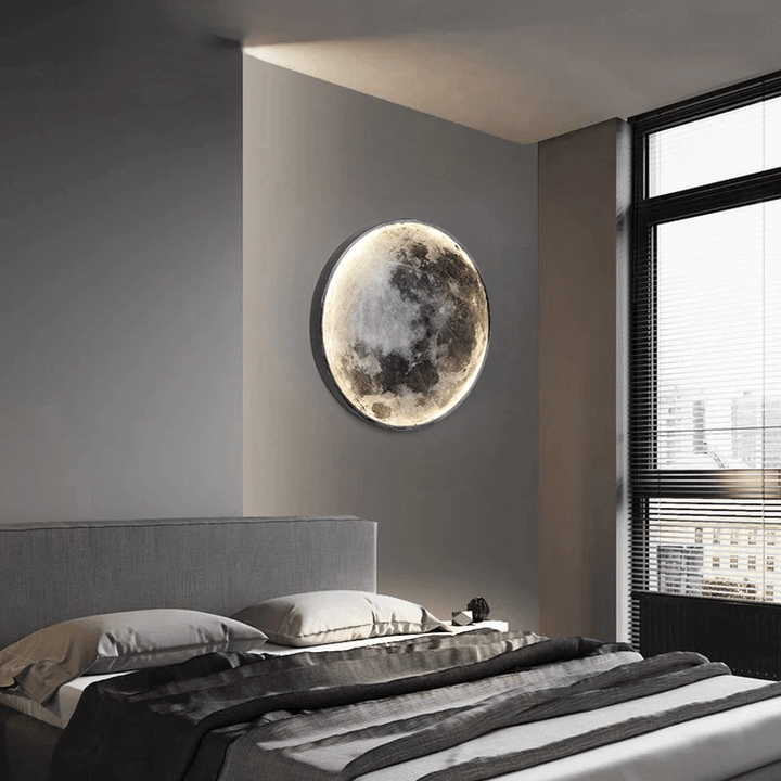 BowLift | LunaGlow – Adjustable Moon Wall Light with LED Ambience