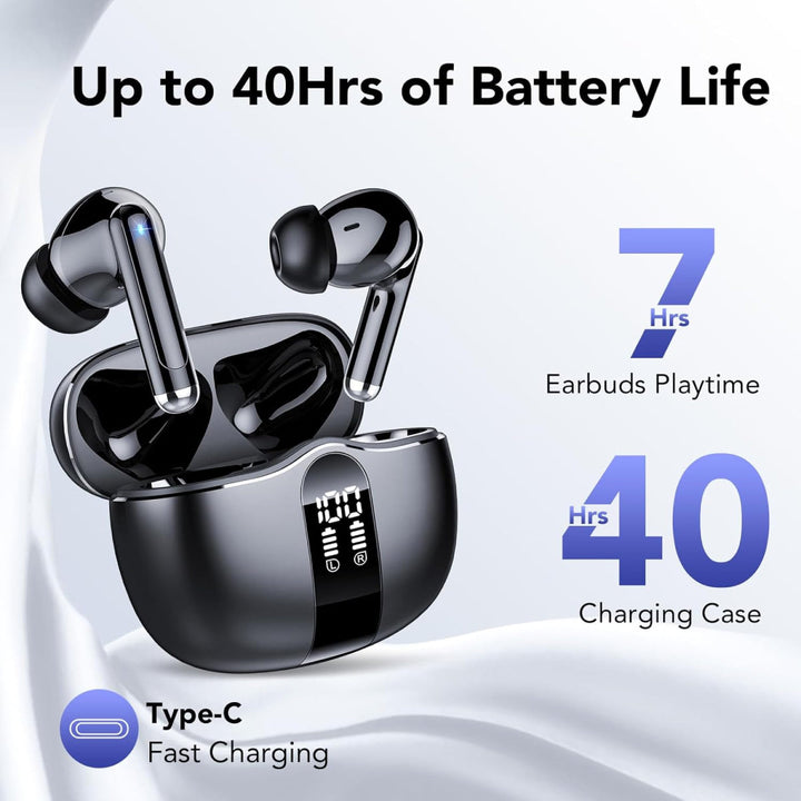 BowLift | Waterproof Bluetooth Earphones - Noise Cancelling Wireless Earbuds