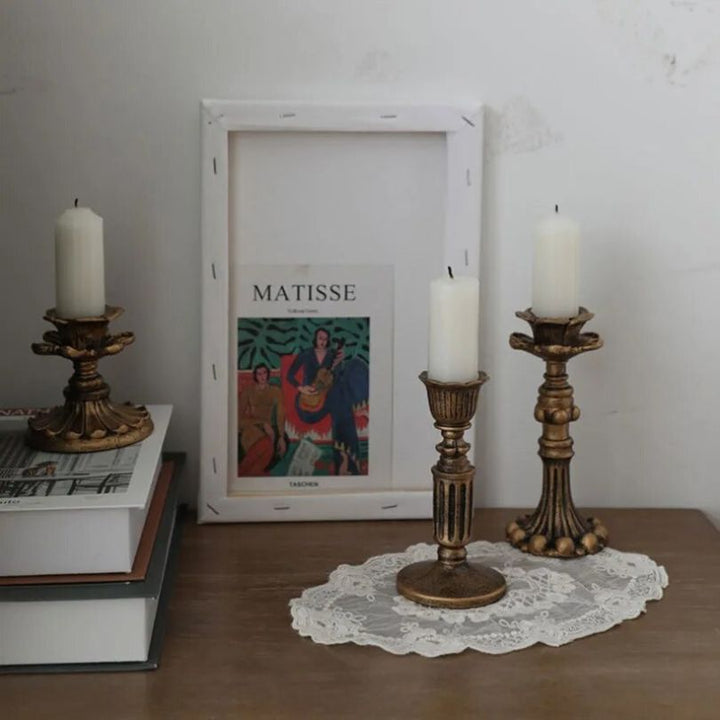 BowLift | AuricGlow – Rustic Candle Holder with Elegant Luxury for a Timeless Look