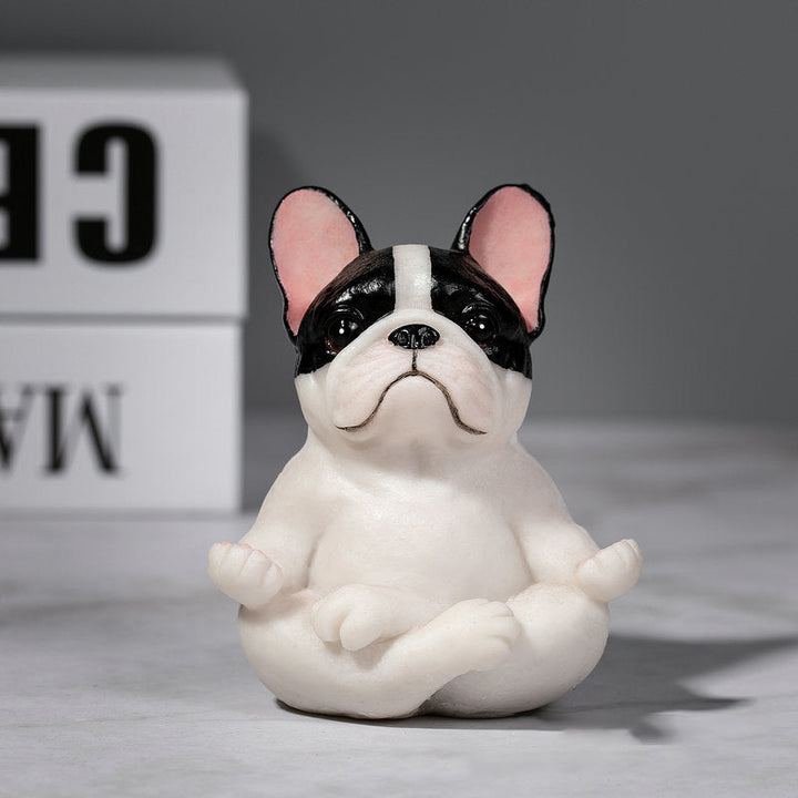 Yoga French Bulldog Ornament Decoration | Bowlift
