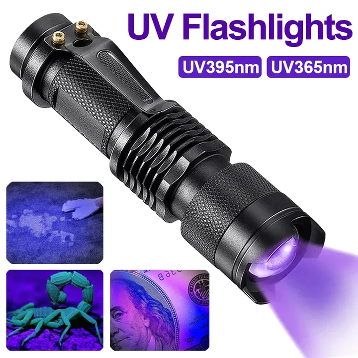 BowLift | LED UV FLASHLIGHT - ULTRAVIOLET INSPECTION LAMP FOR PET URINE STAINS AND STAIN DETECTION