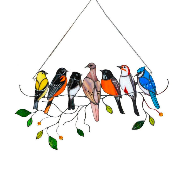 BowLift | Stained Glass Bird Suncatcher - Francia