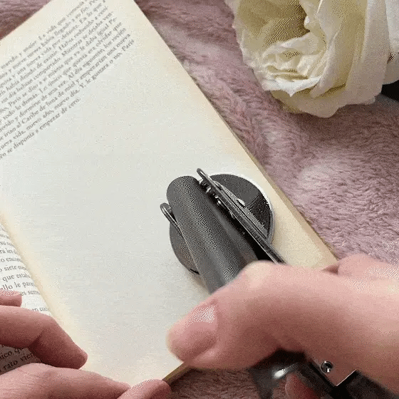 BowLift | Custom Book Embosser | BookStamp Personal Library Stamp | Vintage No-Ink Seal | Adjustable Design