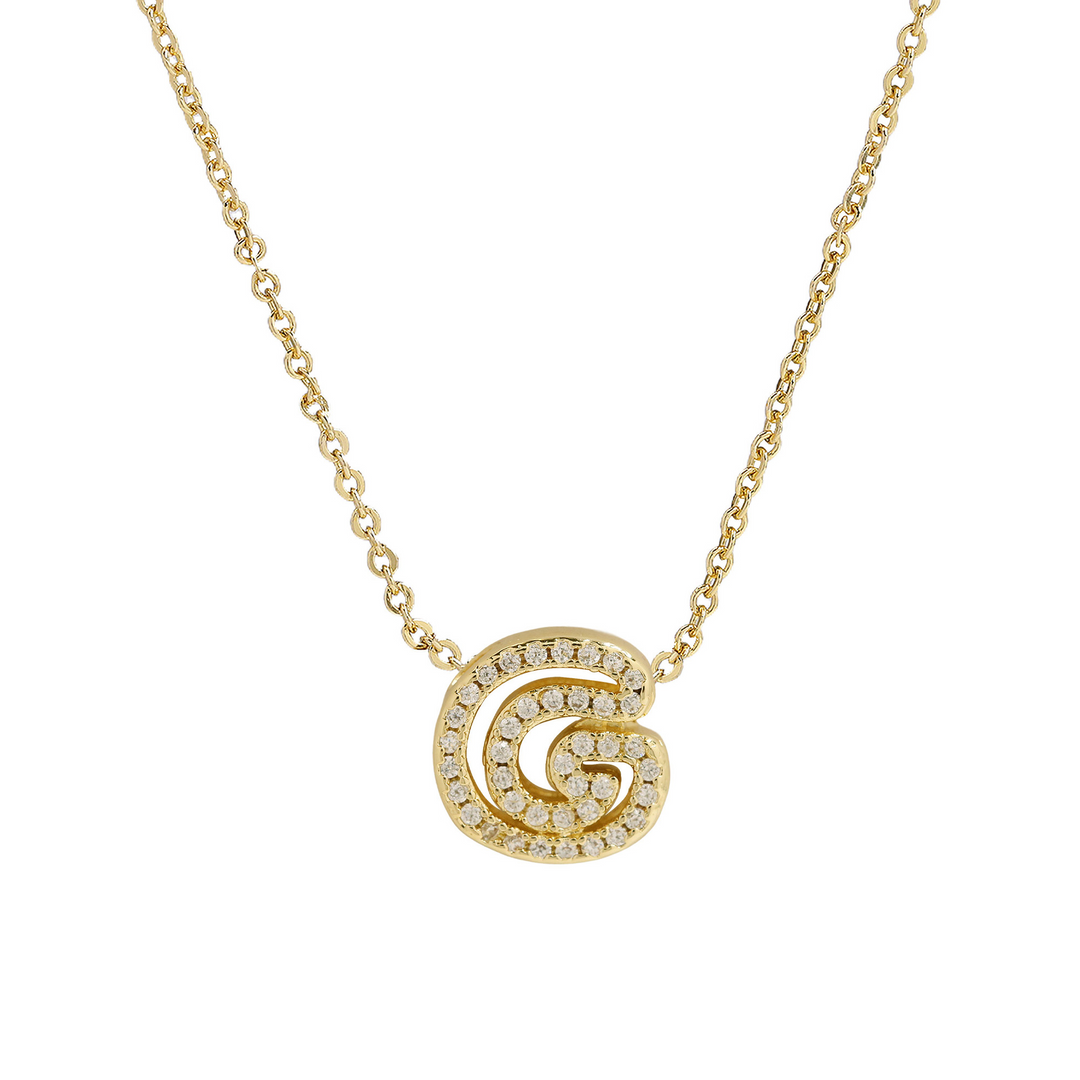 BowLift | Dazzling Diamond Initial Necklace