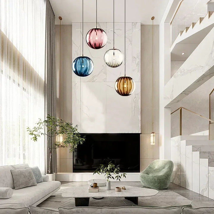 BowLift | Modern Glass Ceiling Lamp with Integrated LED Lighting