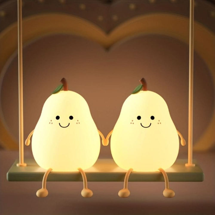 BowLift | GlowPear Rechargeable Silicone Night Light for Kids