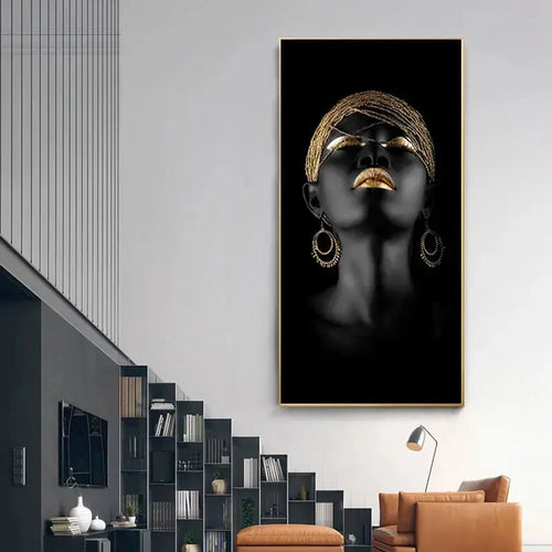 BowLift | Golden Lady canvas art